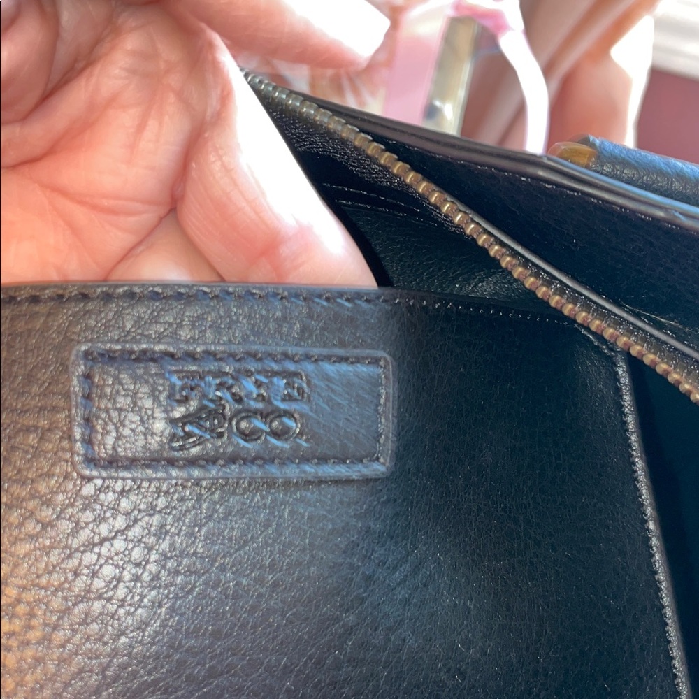 Black Frye and Co Vegan Leather Tote Bag - Picture 12 of 15